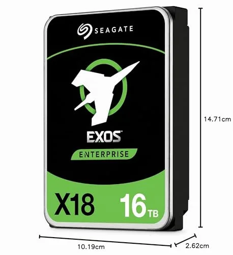 Disque Dur - SEAGATE - Exos X18 - 16 To - SATA 6 Gb/s - 35 pouces - vue 5