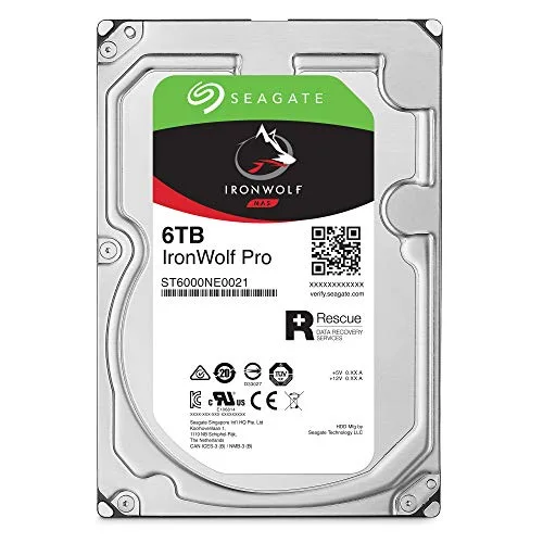 Disque dur Seagate IronWolf Pro 6 To SATA 3.5 256 Mo Enterprise NAS - ST6000NE000 - vue 2