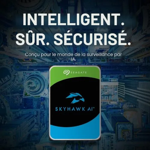 Disque dur - SEAGATE - SkyHawk AI - 16 To - SATA 6Gb/s - 3.5 pouces - vue 4