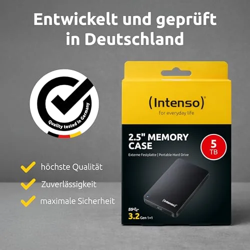 Intenso 2,5" Memory Case 5 To Noir - vue 7