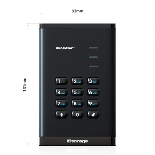 iStorage diskAshur³ 4 To chiffré - vue 4