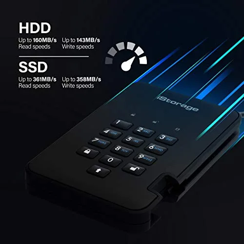 iStorage diskAshur² 500 Go Chiffré - vue 6