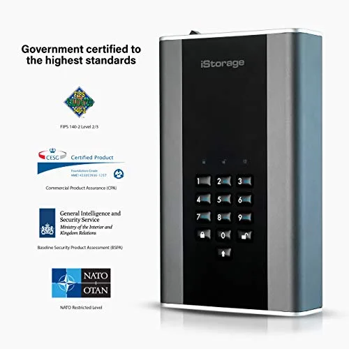 iStorage diskAshur DT² 1 To - vue 6
