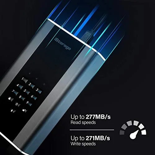 iStorage diskAshur DT² 10 To - vue 4