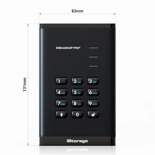 iStorage diskAshur PRO³ 1 To - vue 5
