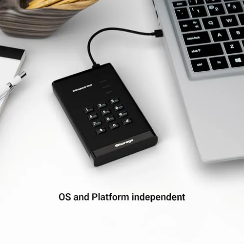 iStorage diskAshur PRO³ 5 To chiffré - vue 2