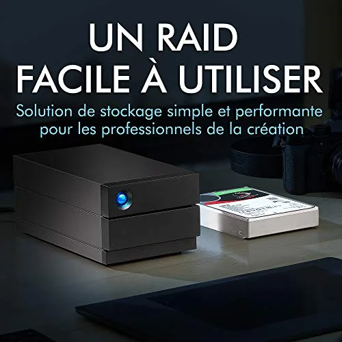 LaCie 2big RAID 8 To - vue 2