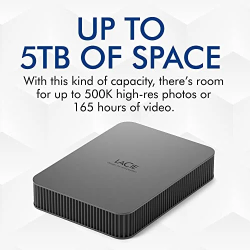 LaCie Mobile Drive STLR4000400 4 To - vue 2
