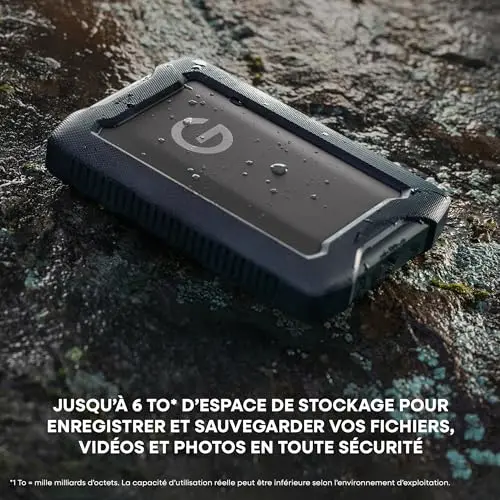 SanDisk G-DRIVE ArmorATD 1 To - vue 2