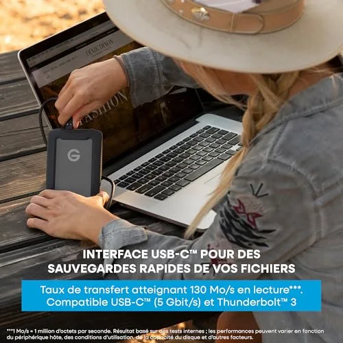 SanDisk G-DRIVE ArmorATD 1 To - vue 5