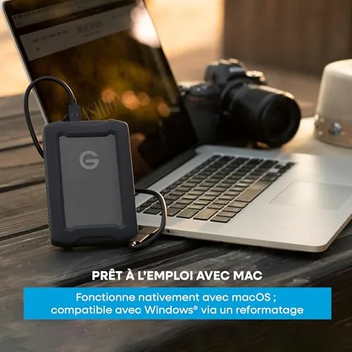 SanDisk G-DRIVE ArmorATD 1 To - vue 6