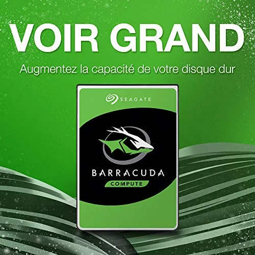 Seagate BarraCuda 2.5" 1TB SATA3 - vue 2