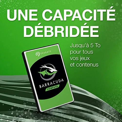 Seagate BarraCuda Pro 2.5" 1TB SATA III - vue 4