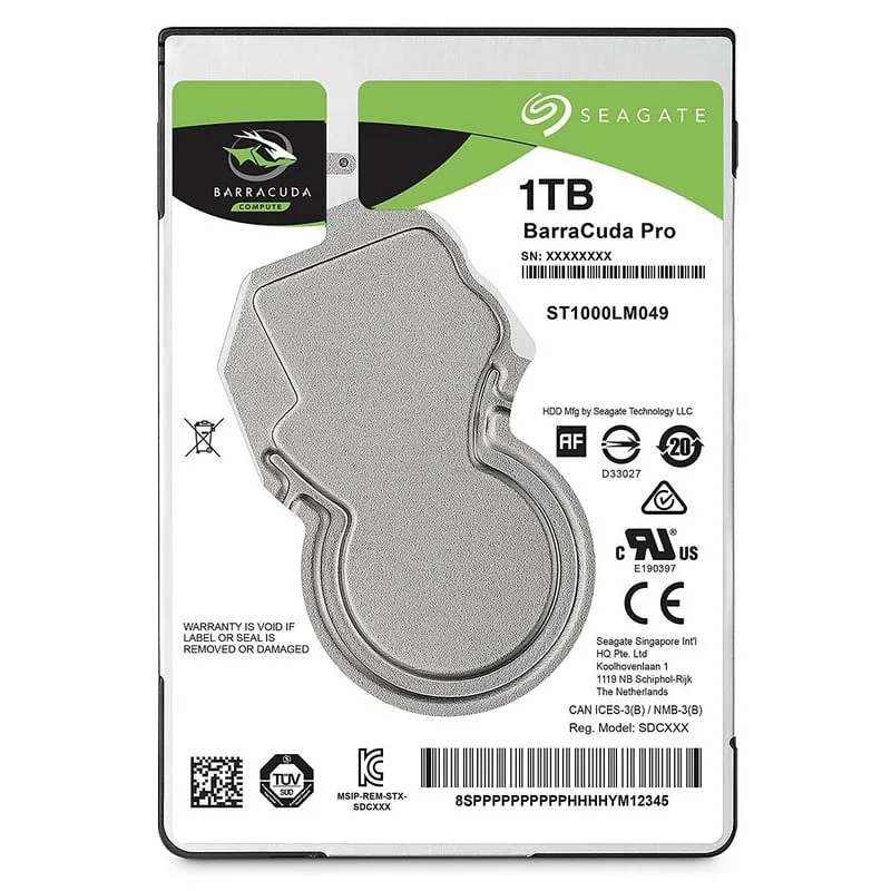 Disque dur Seagate BarraCuda Pro 2.5" 1TB SATA III