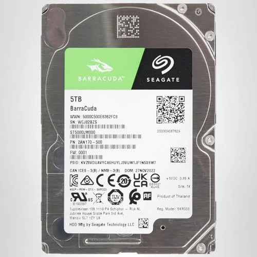 Seagate BarraCuda ST5000LM000 5 To 2.5" - vue 6