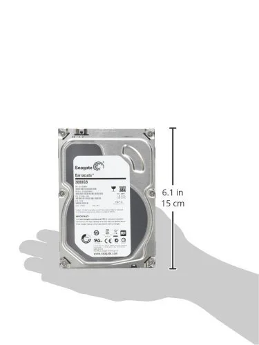 Seagate Desktop HDD ST3000DM001 Disque dur 3 To interne 3.5 SATA 6Gb-s 7200 tours-min mémoire tampon : 64 Mo - vue 3
