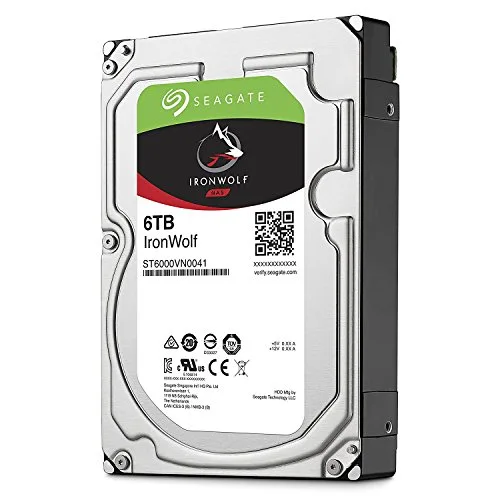 SEAGATE Disque dur Desk HDD IronWolf NAS 6To 3.57.2K SATA - ST6000VN0041 - vue 3