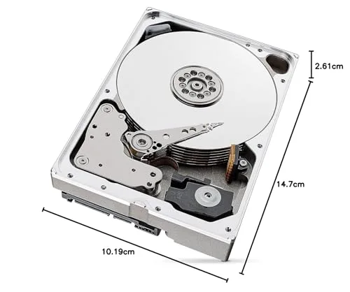 SEAGATE - Disque dur Interne - BarraCuda Pro - 12To - 7 200 tr/min - 3.5 (ST12000DM0007) - vue 3