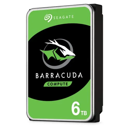 Seagate BarraCuda 6 To 3,5" SATA III 5400 tr/min