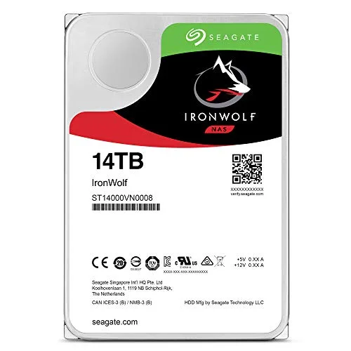 Seagate IronWolf 14 To 7200 tr/min SATA III NAS - vue 2