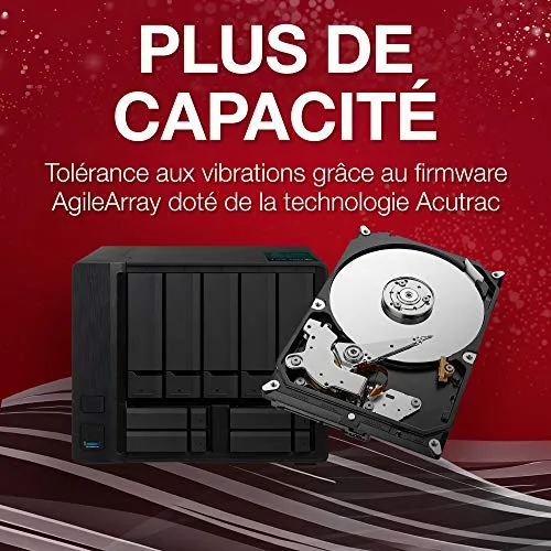 SEAGATE - Disque dur Interne - NAS IronWolf - 1To - 5 900 tr/min - 3.5 - vue 4