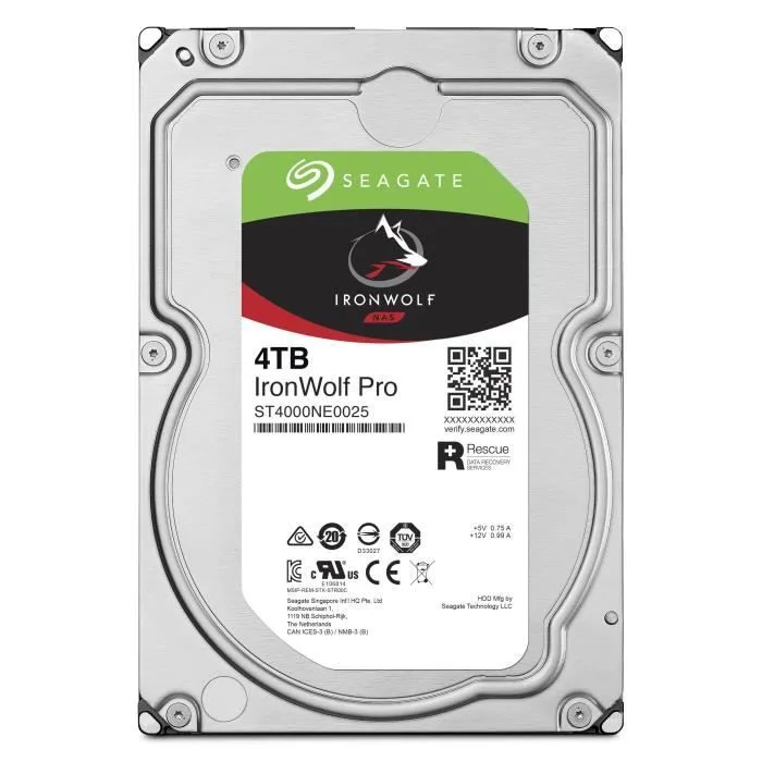 Seagate IronWolf Pro 4 To 7200 tr/min SATA III