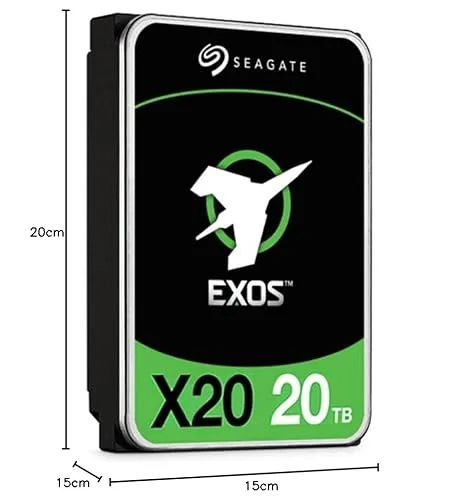 Seagate Exos X20 20 To - vue 3