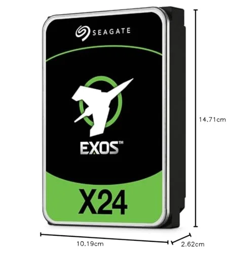 Seagate Exos X24 12 To - vue 3