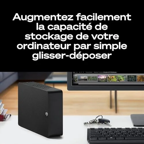 Seagate Expansion USB 3.0 8 To Noir - vue 5