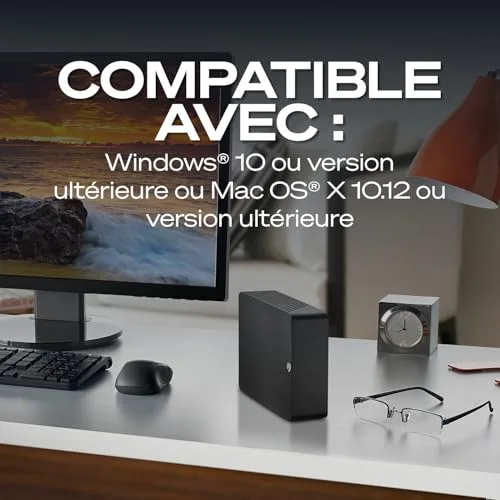 Seagate Expansion USB 3.0 8 To Noir - vue 9