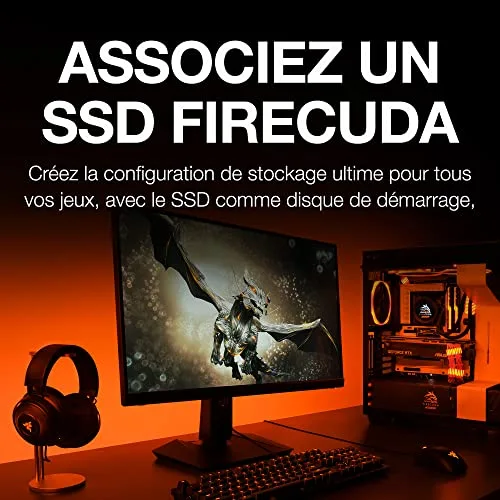 Seagate FireCuda 3,5" 4 To SATA 3 - vue 6