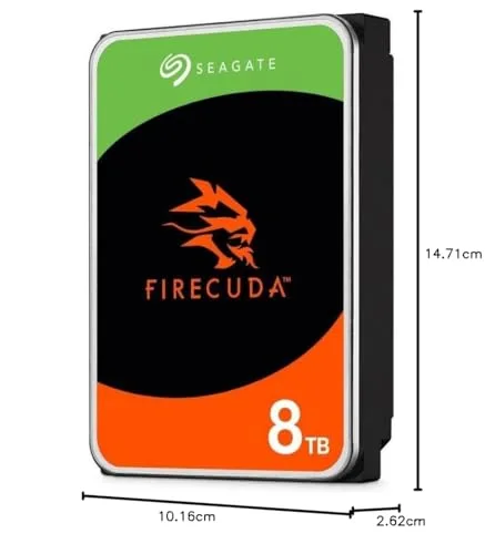 Seagate FireCuda ST8000DXA01 8 To - vue 8
