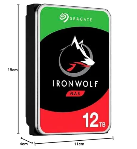 Seagate IronWolf 12 To ST12000VN0008 - vue 3