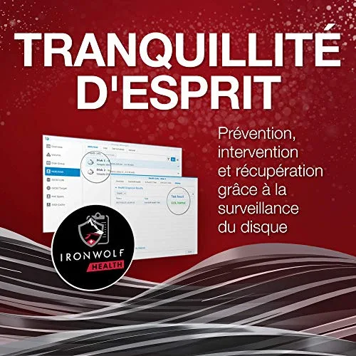 Seagate IronWolf 4 To - vue 8