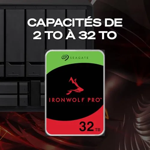Seagate IronWolf Pro ST20000NT001 20 To - vue 7