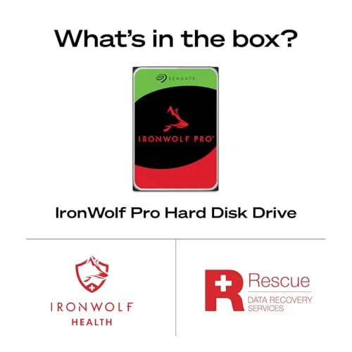 Seagate IronWolf Pro ST2000NT001 2 To - vue 3