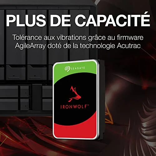 Seagate IronWolf ST8000VN002 8 To - vue 3