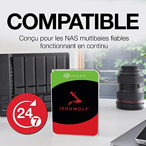 Seagate IronWolf ST8000VN002 8 To - vue 2