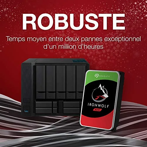 Seagate IronWolf ST8000VN004 8TB NAS - vue 5