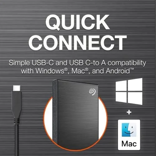 Seagate One Touch 5TB Passw Black - vue 6