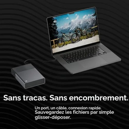Seagate One Touch STNB8000400 8TB - vue 3
