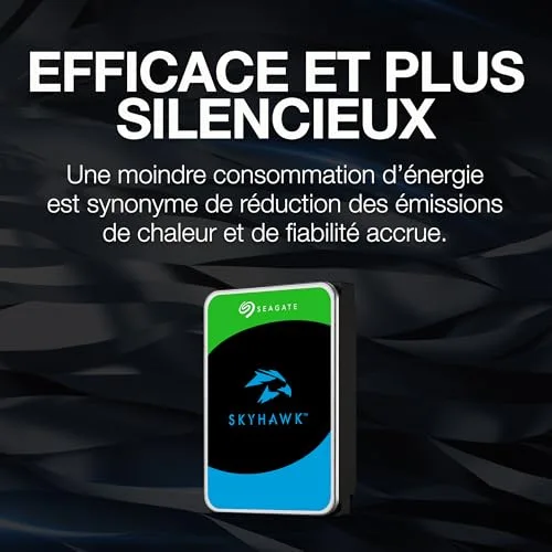 Seagate SkyHawk 3.5" 8 To SATA III - vue 3