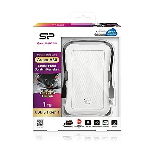 Silicon Power Armor A30 1 To Blanc - vue 5