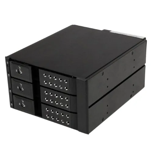 StarTech HSB3SATSASBA rack mobile 3 baies SATA/SAS 6 Gbps