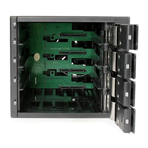 STARTECH Rack amovible sans tiroir pour 4 x HDD SAS II/SATA III 6Gb/s de 35 - Aluminium - vue 4