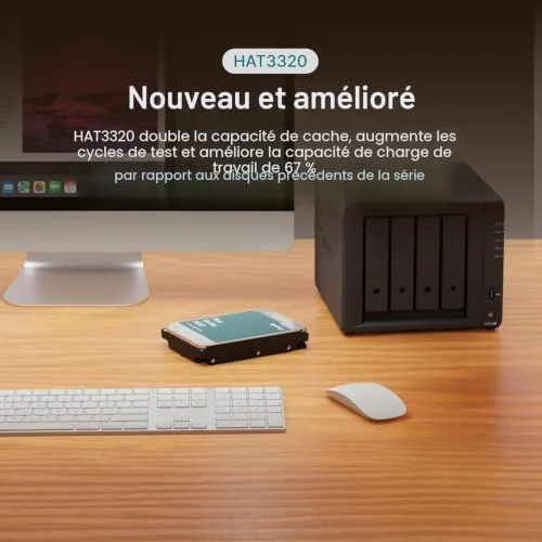 Synology HAT3320-8T 8 To - vue 2