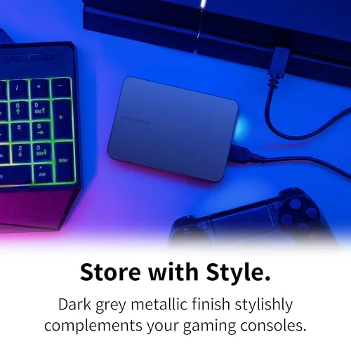 Toshiba Canvio Gaming 4 To - vue 5