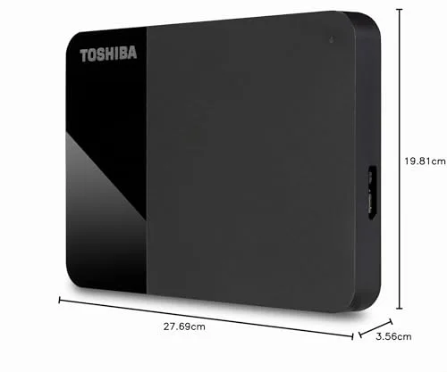 Toshiba Canvio Ready 1 To Noir - vue 7