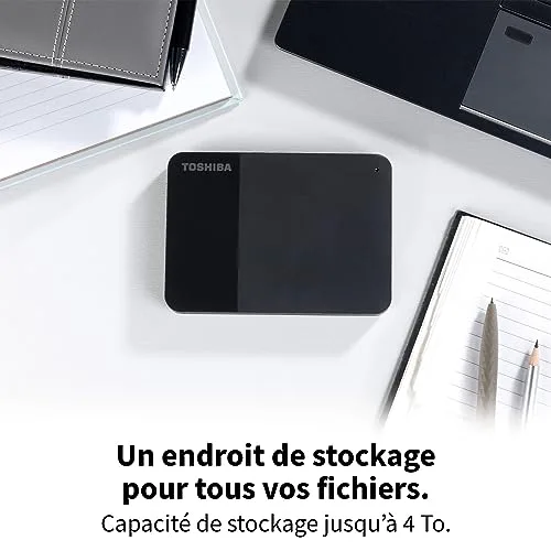 Toshiba Canvio Ready 4000 Go Noir - vue 2
