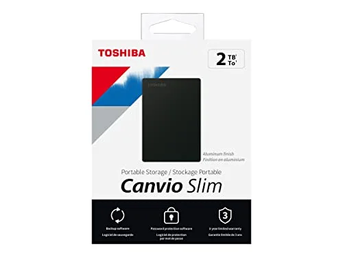 Toshiba Canvio Slim 2 To - vue 6